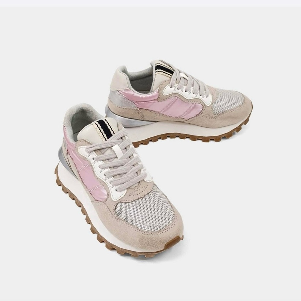 ShuShop Kids Sneakers in Pink and Gray